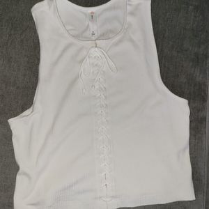 Anthropologie Daily Practice ribbed tank.